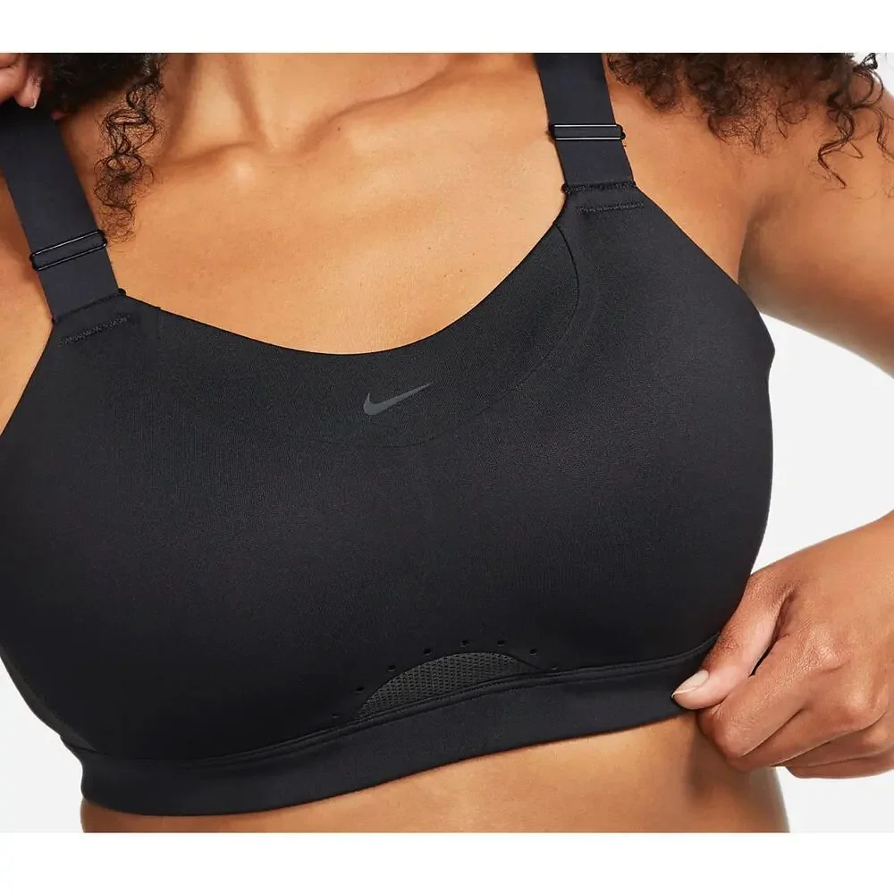 Nike Alpa Black High Support Sports Bra S